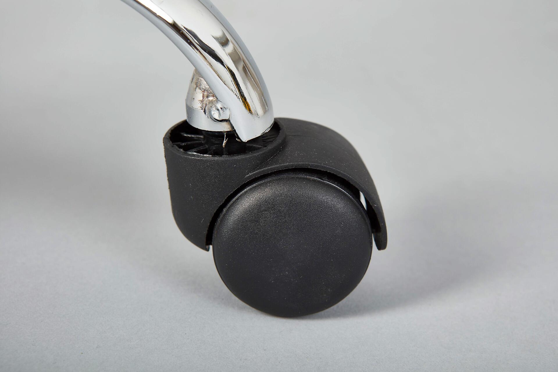 Drehstuhl Donny weiß schwarz Kunstleder Netzstoff