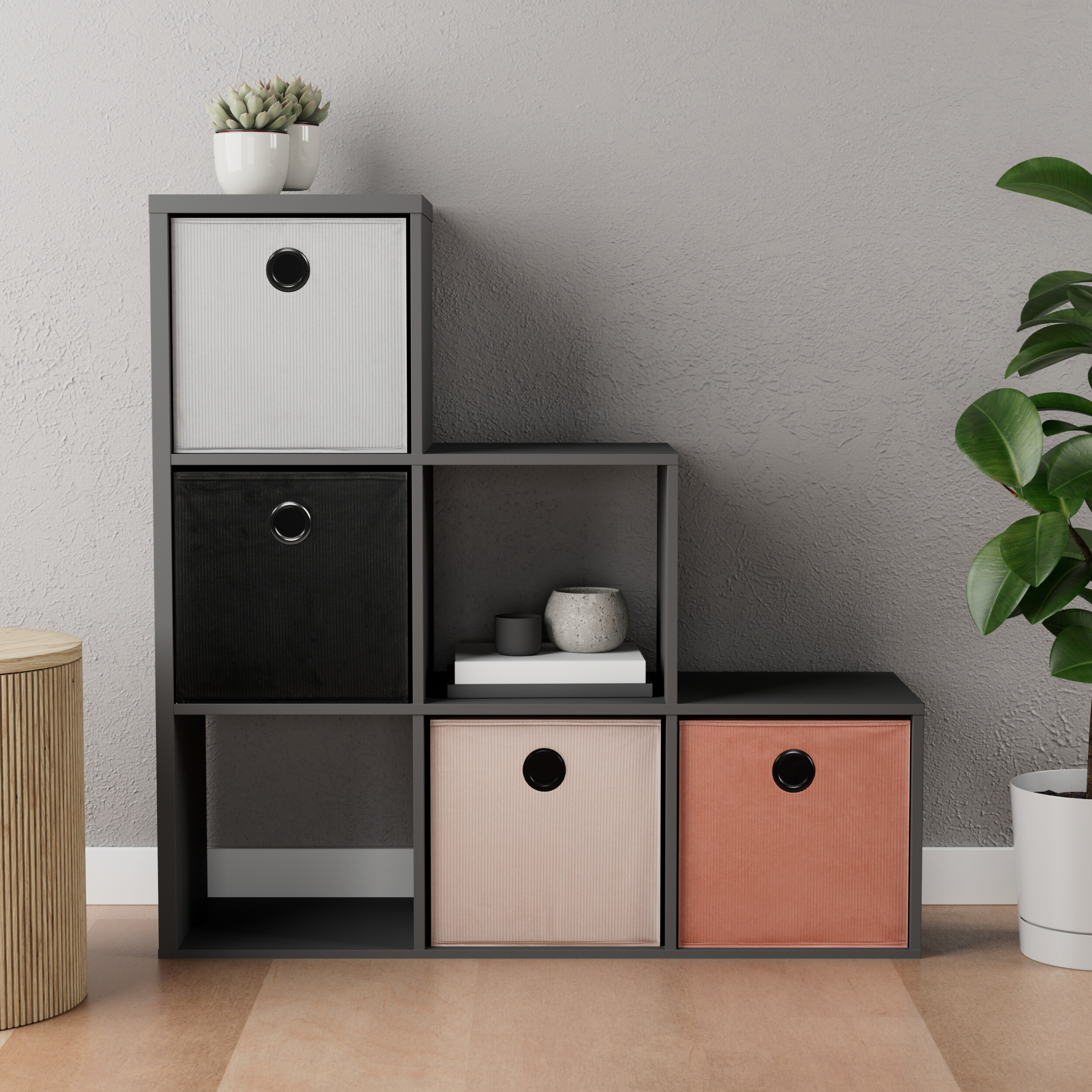 Stufenregal Max Step B/H/T: ca. 106x107x33 cm