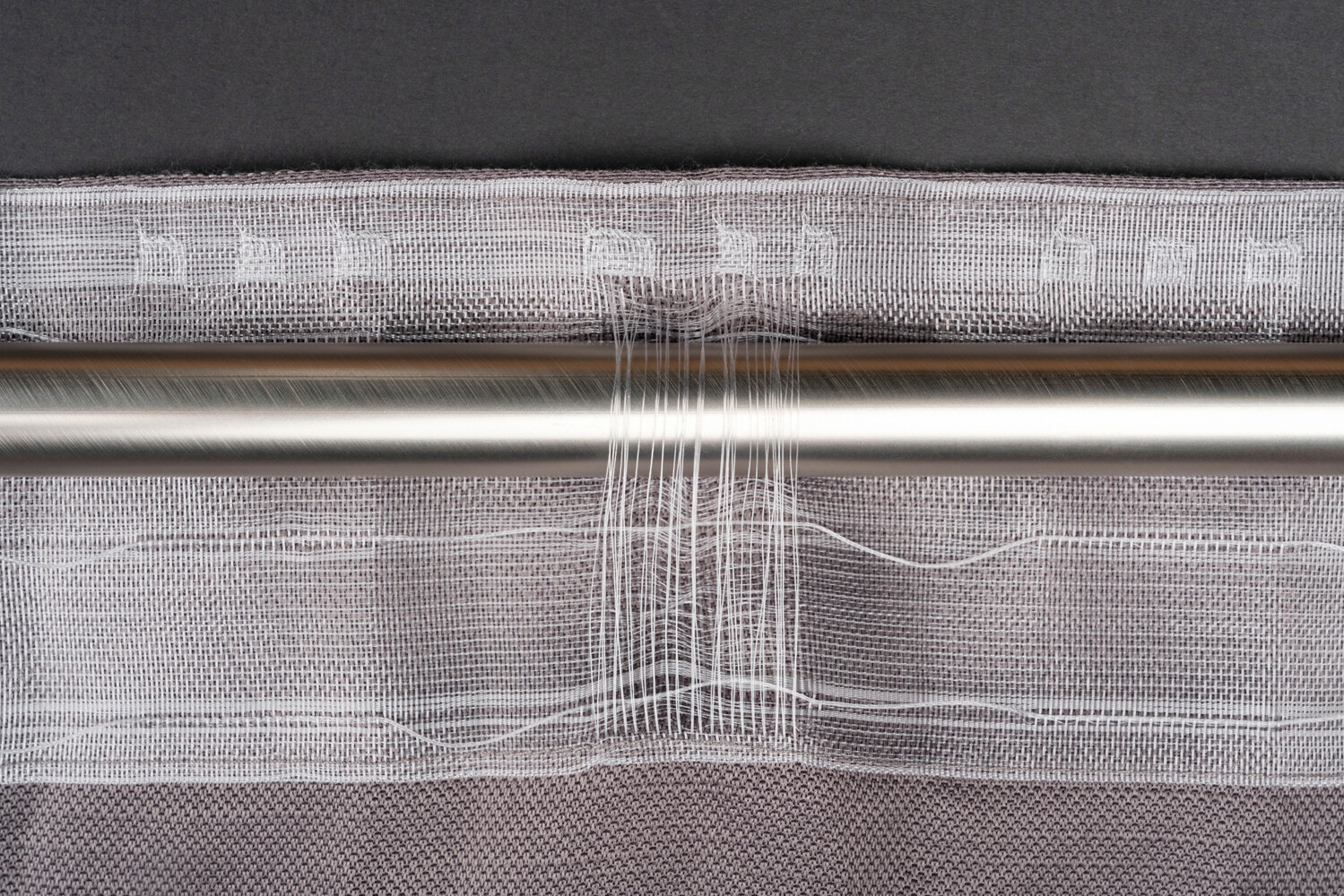 Kombivorhang 2er Pack Balance grau B/L: ca. 135x245 cm