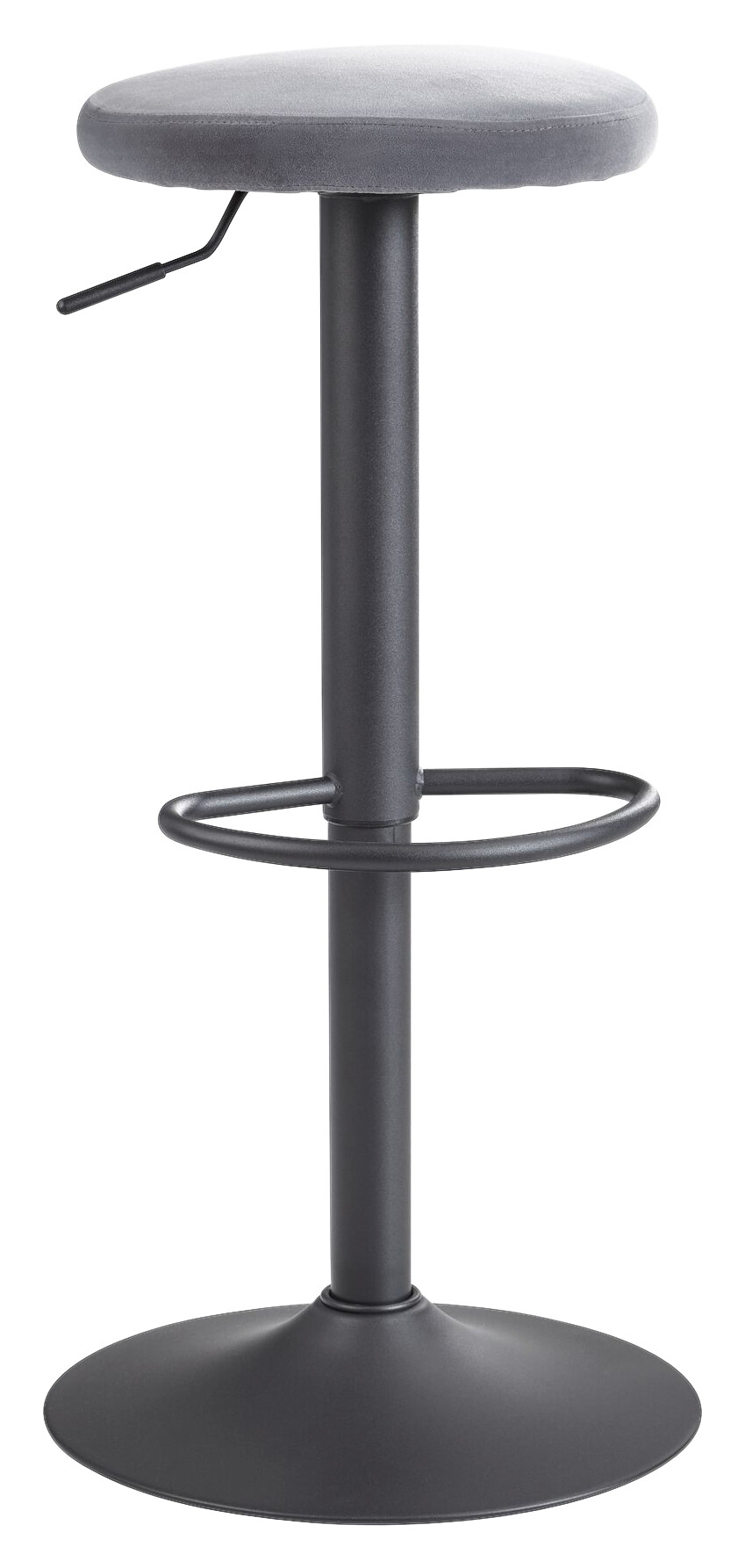 Barhocker grau Polyester B/H/T/D: ca. 40x79x40x35 cm