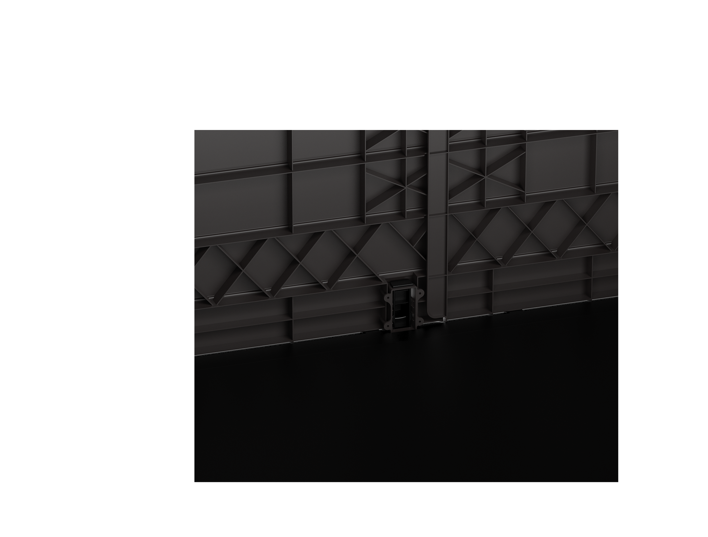 VCM Mülltonnenbox 2er StoreAway braun Kunststoff B/H/L: ca. 145x125x83 cm