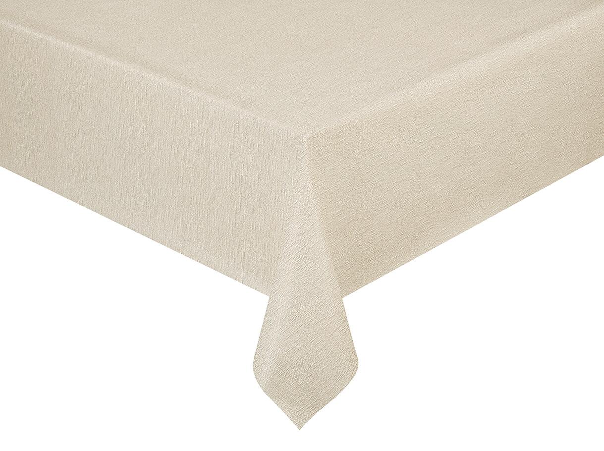 Milano Abwaschbarer Tischbelag Leinenoptik beige B: ca. 140 cm