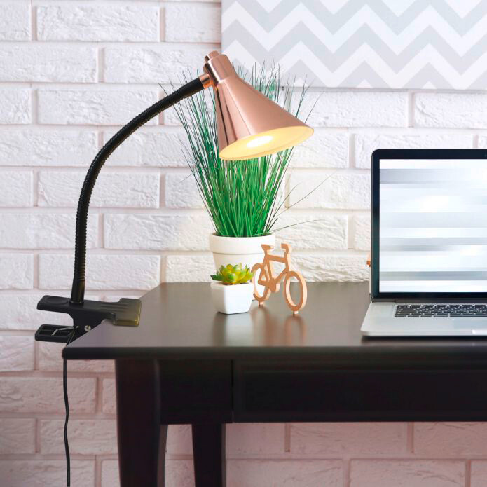 Näve Leuchten LED-Klemmleuchte NV3111347 Kupfer Metall H/D: ca. 32x9 cm null 1 Brennstellen