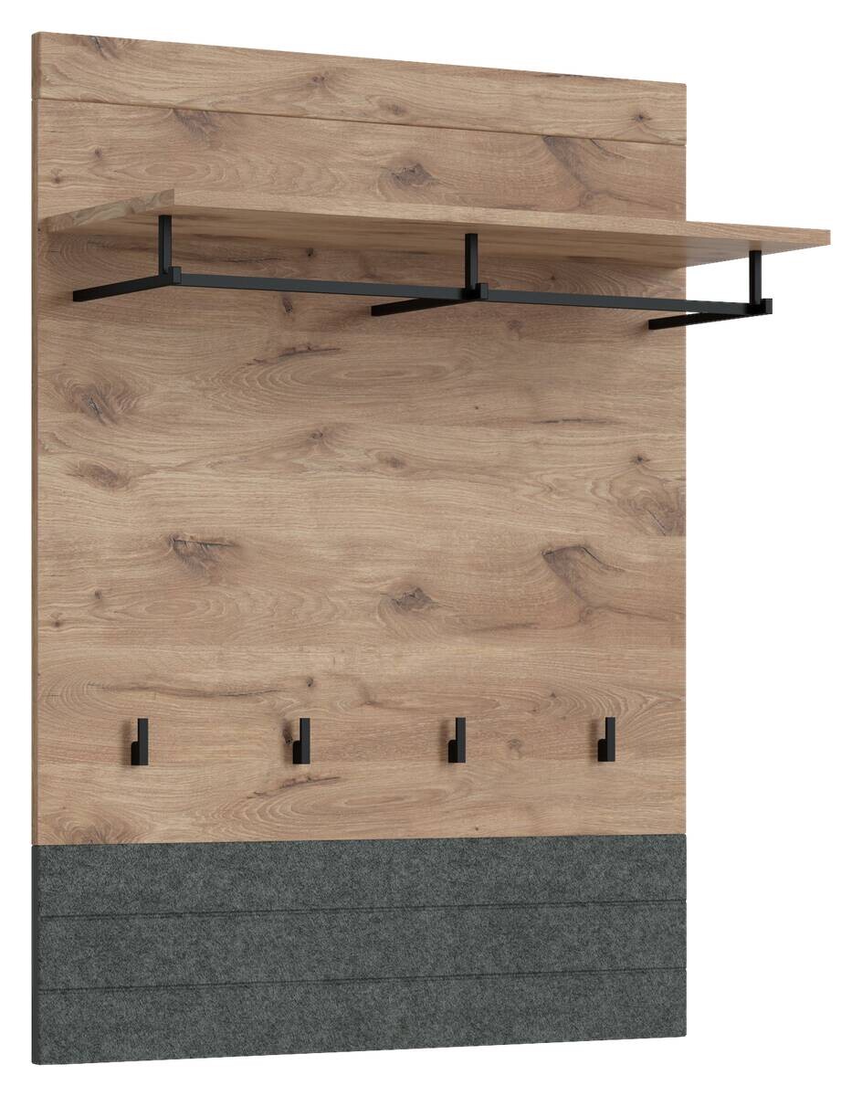 Garderobenpaneel Roxy Eiche Viking Nachbildung B/H/T: ca. 80x107x31 cm