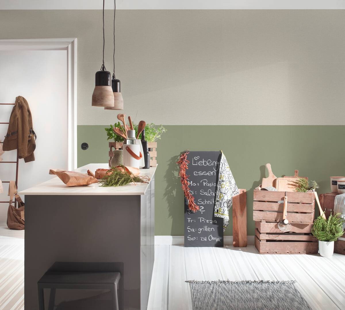 A.S.Creation Vliestapete Attractive Uni grau B/L: ca. 53x1005 cm