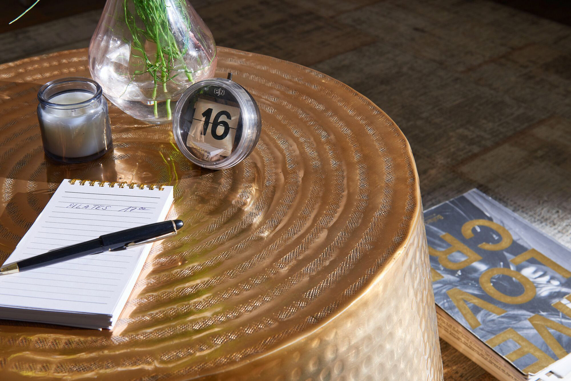 Wohnling Couchtisch gold B/H/T: ca. 0x36x0 cm