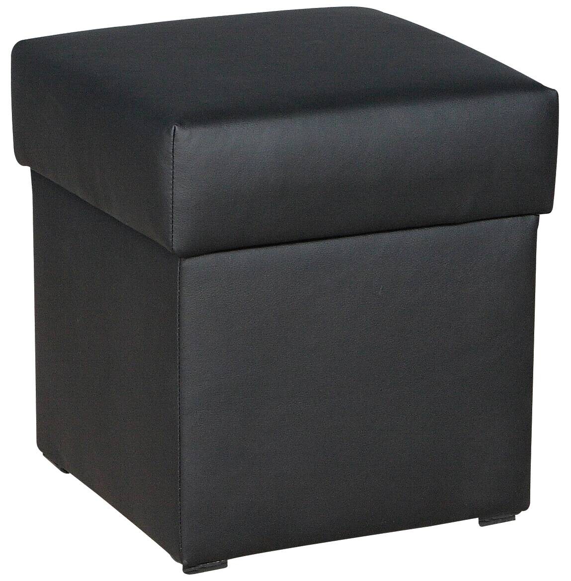 Hocker Anca schwarz B/H/T: ca. 41x43x42 cm Hocker Anca schwarz B/H/T: ca. 41x43x42 cm