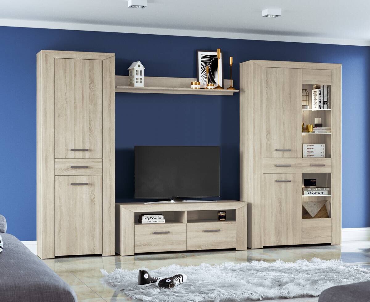 Wandboard Lorenzo Eiche Sonoma Nachbildung B/H/T: ca. 130x17x20 cm Wandboard Lorenzo Eiche Sonoma Nachbildung B/H/T: ca. 130x17x20 cm