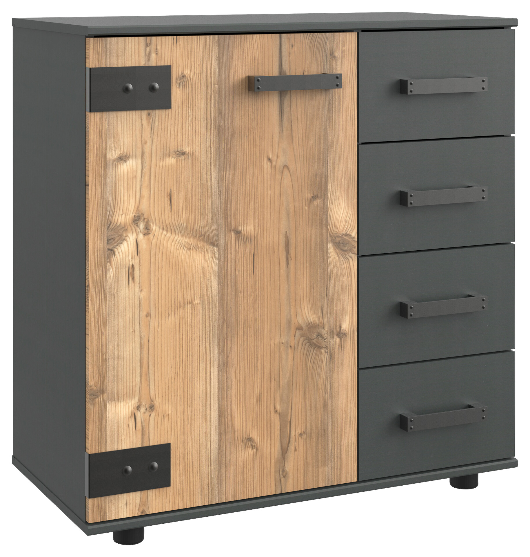 Kombikommode Stockholm  B/H/T: ca. 81x83x41 cm