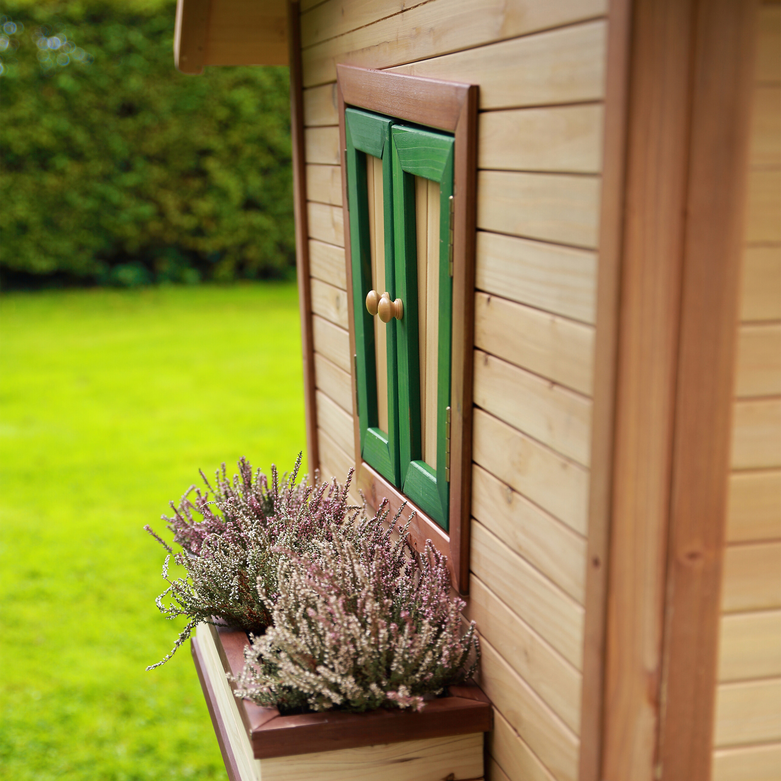 AXI Spielhaus Alice braun B/H/L: ca. 144x146x157 cm