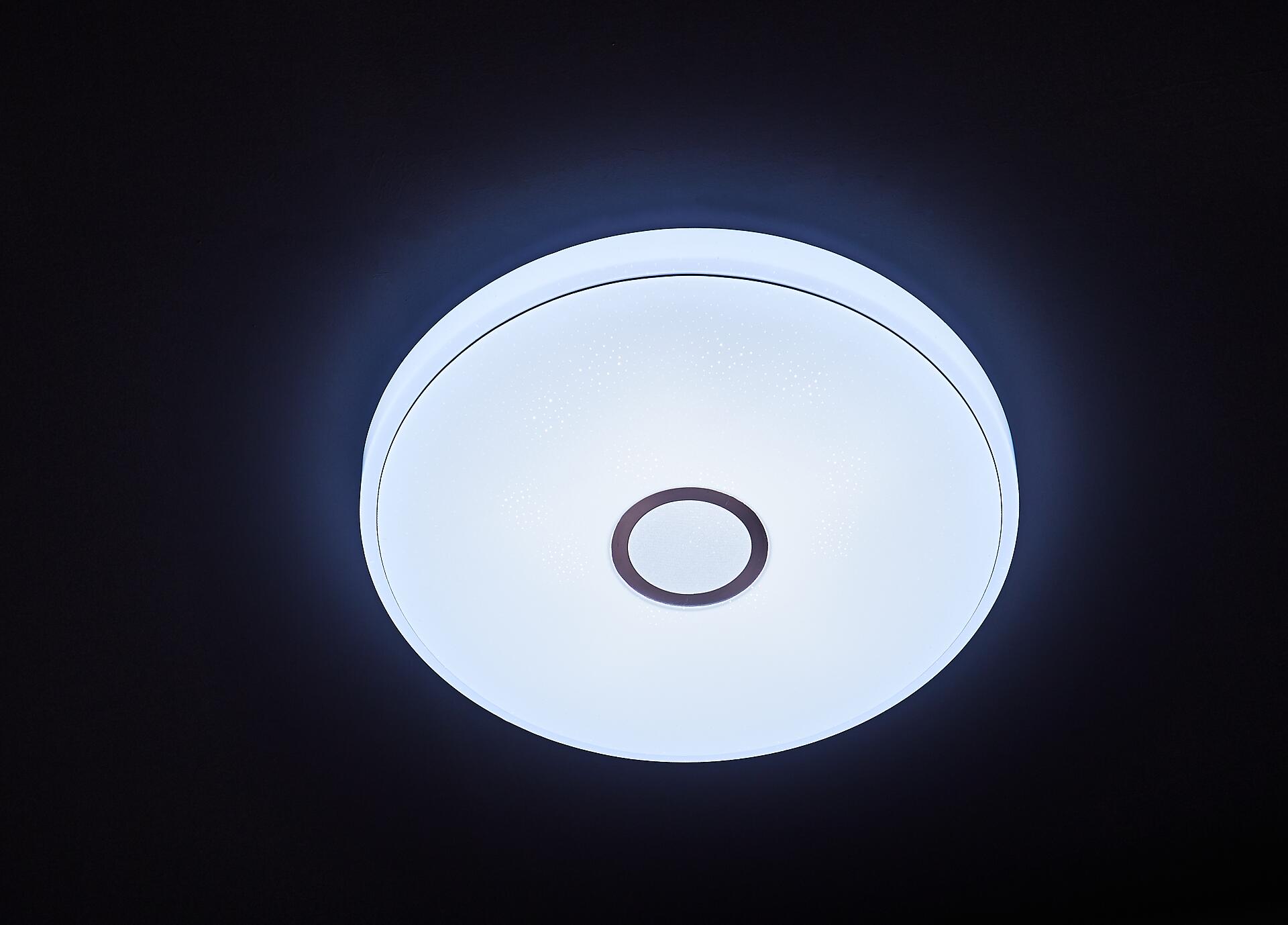 POCOline Deckenleuchte Joyce weiß Chrom Kunststoff D: ca. 57 cm