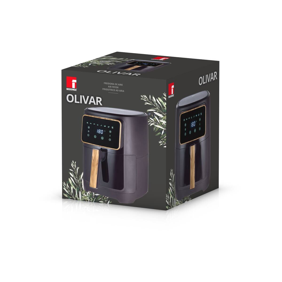BERGNER Heißluftfritteuse BG-51186-GY