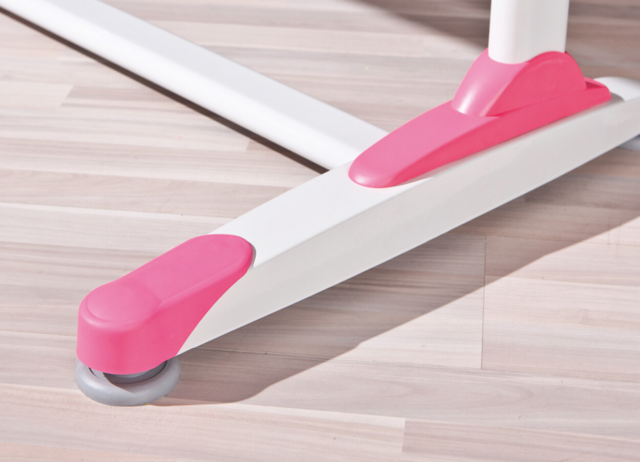 Schreibtisch 2Colorido weiß pink grün B/H/L: ca. 70,5x69,5x101 cm