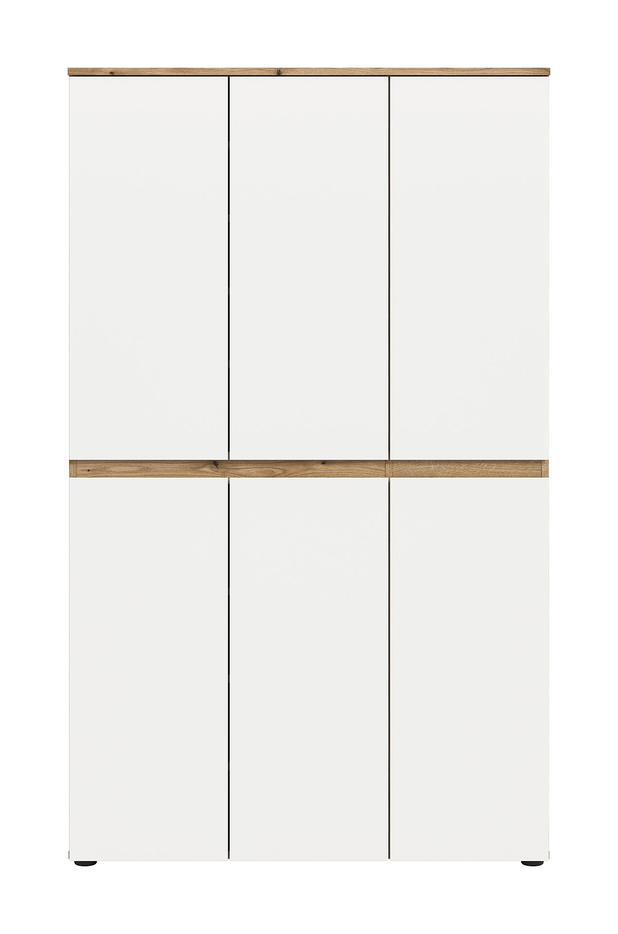 Schrank SCARPA Evoke Oak Nachbildung weiß B/H/T: ca. 105x175x37 cm