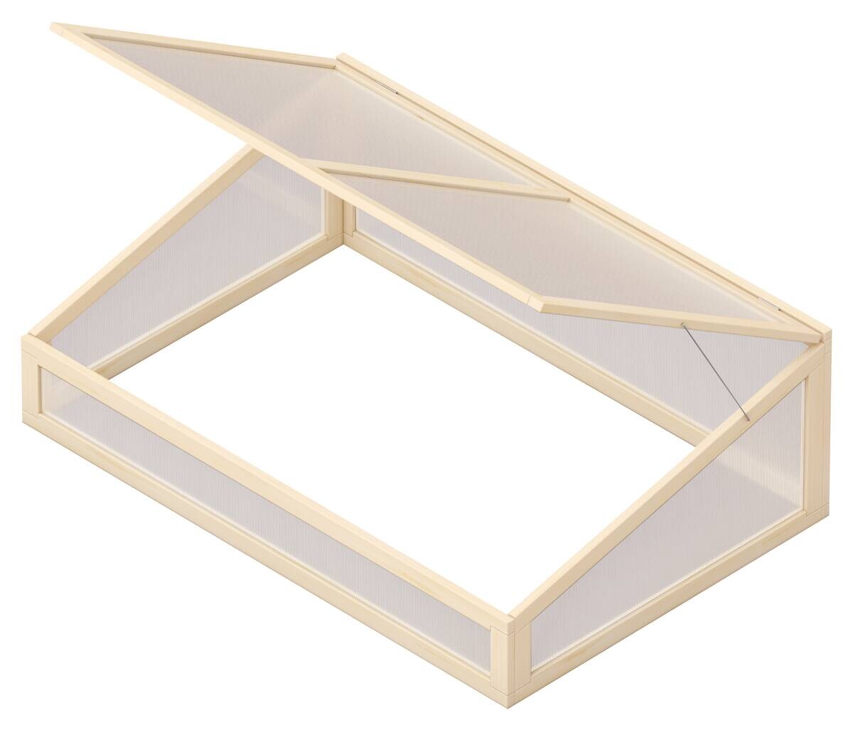 UPYARD Frühbeet ACCESSORIES natur Holz B/H/L: ca. 80x40x120 cm