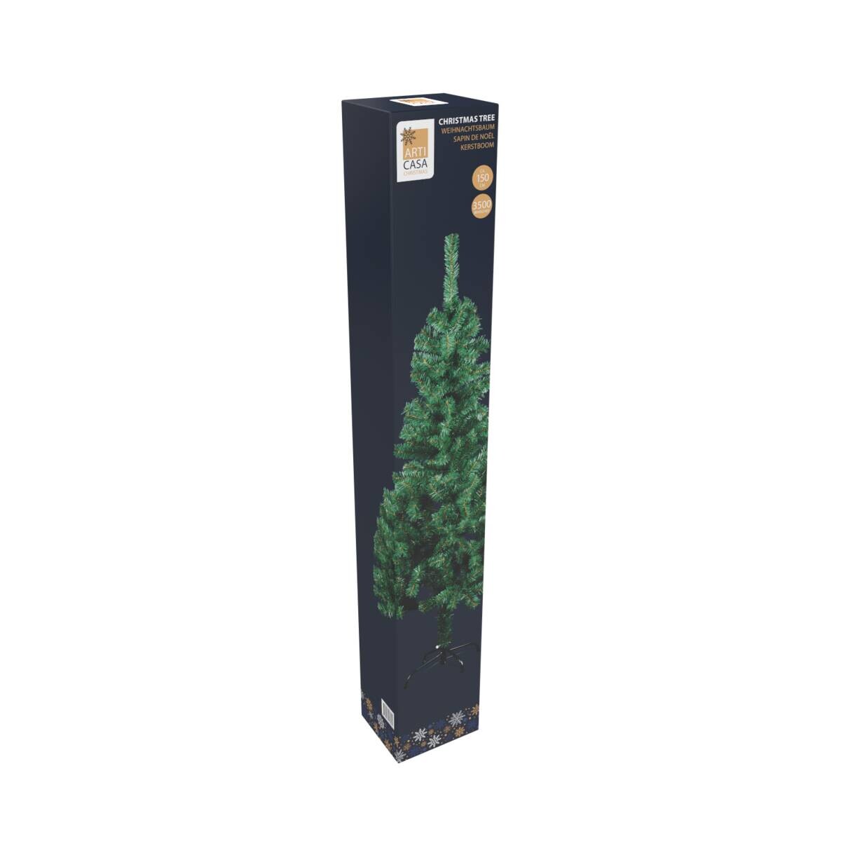 Weihnachtsbaum grün Kunststoff B/H/L: ca. 13x15x96 cm