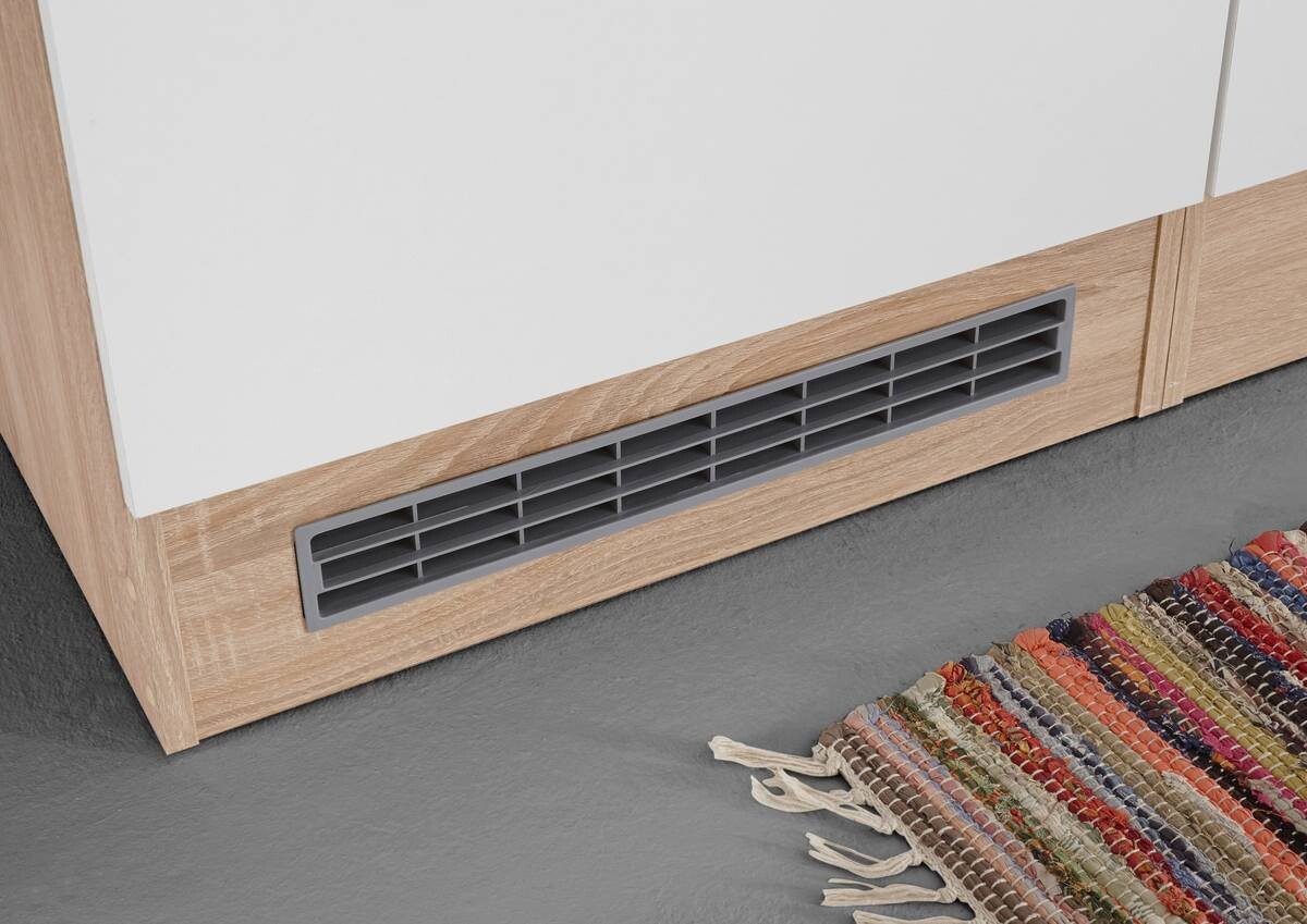 Respekta Küchenblock Economy weiß matt B/H/T: ca. 280x200x60 cm