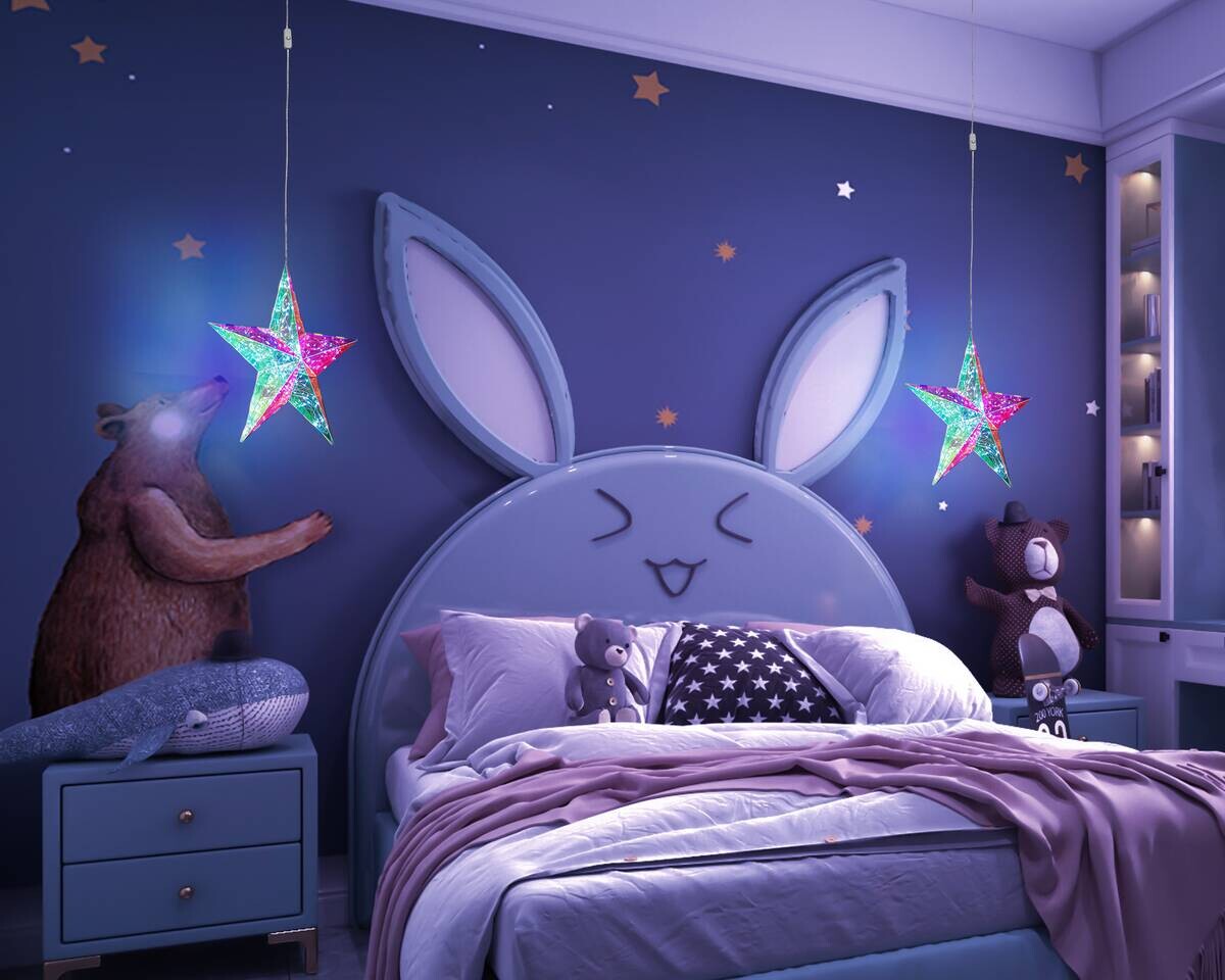 Nolo Dekoleuchte Star transparent B/H/L: ca. 30x10x30 cm