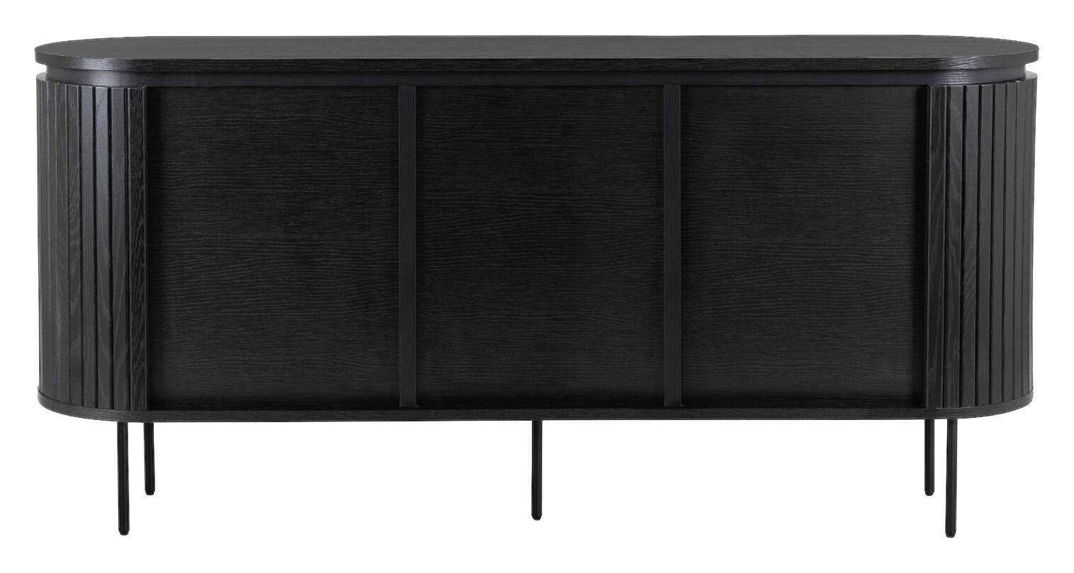 Kommode ALBERI schwarz B/H/T: ca. 160x76x40 cm