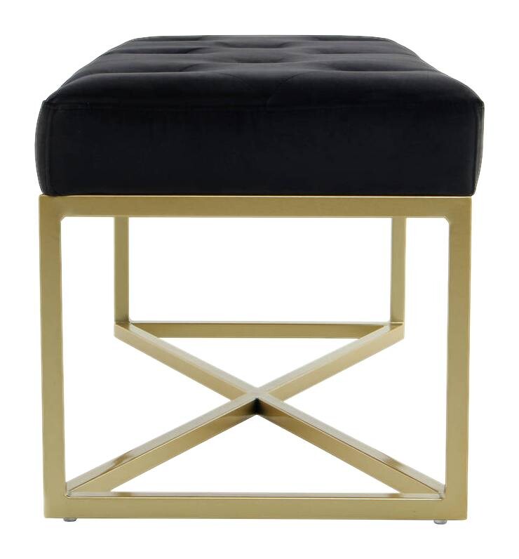 Sitzbank Cameron 100 schwarz B/H/T: ca. 90x40x40 cm