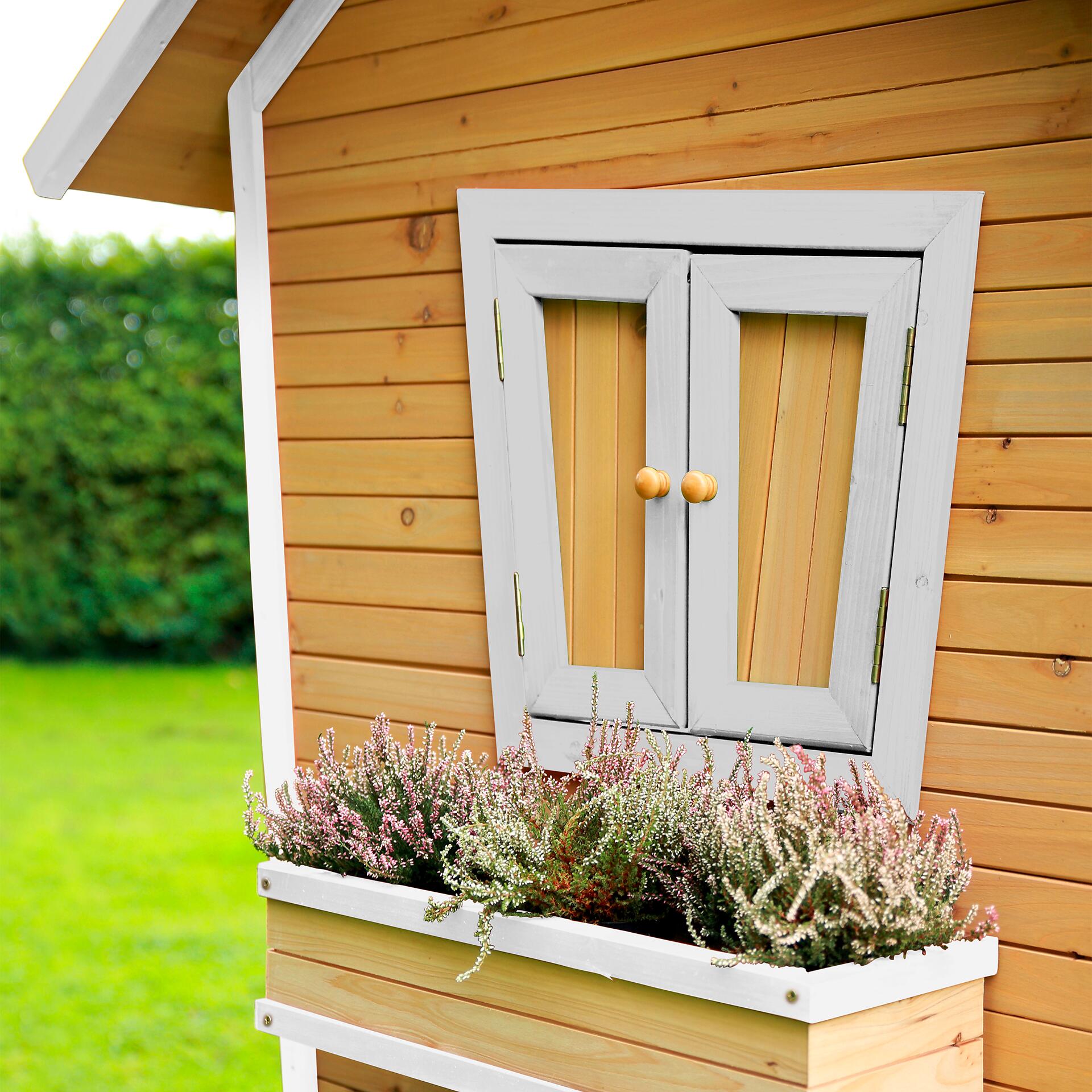 AXI Spielhaus Robin natur B/H/T: ca. 264x203x177 cm