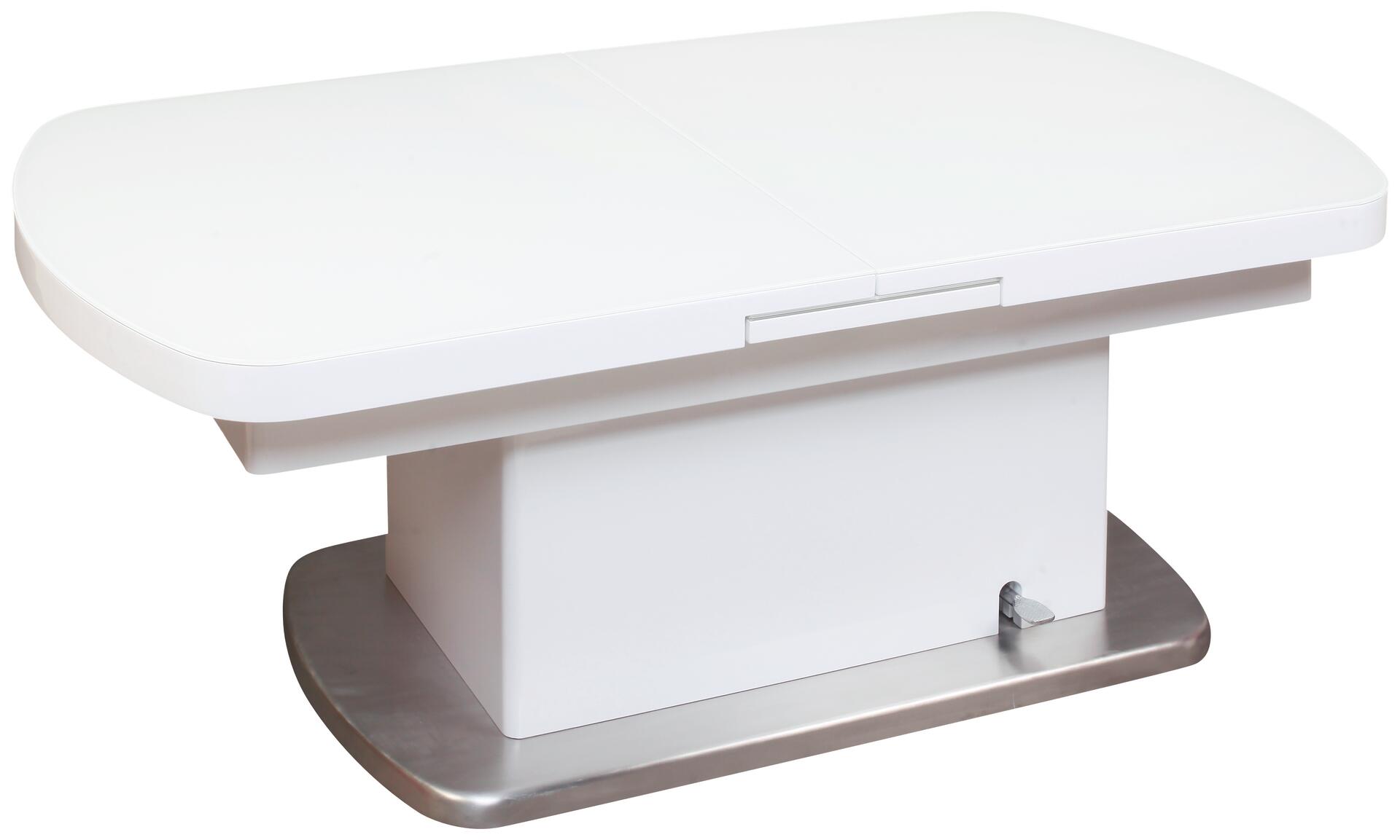 Couchtisch Levi weiß MDF B/H/T: ca. 135x50x75 cm