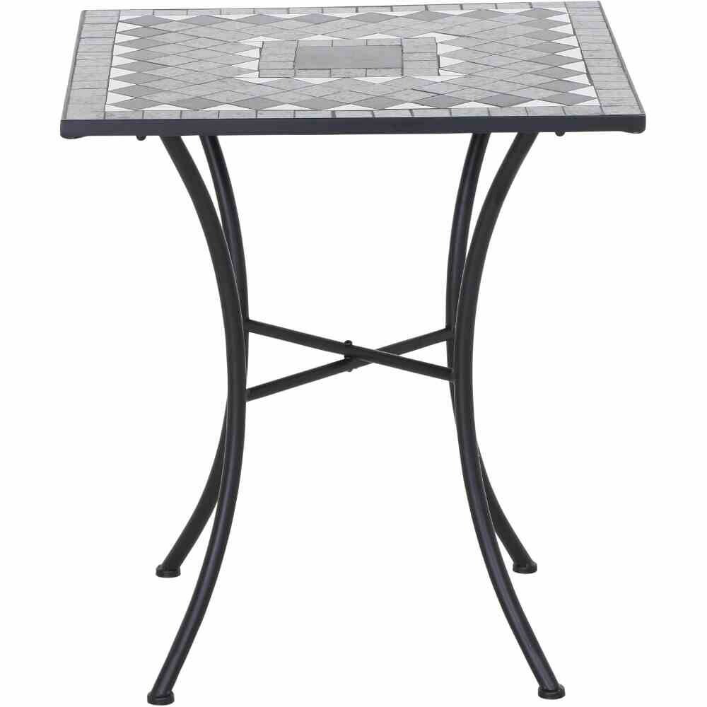 Gardamo Gartentisch COMO schwarz Stahl