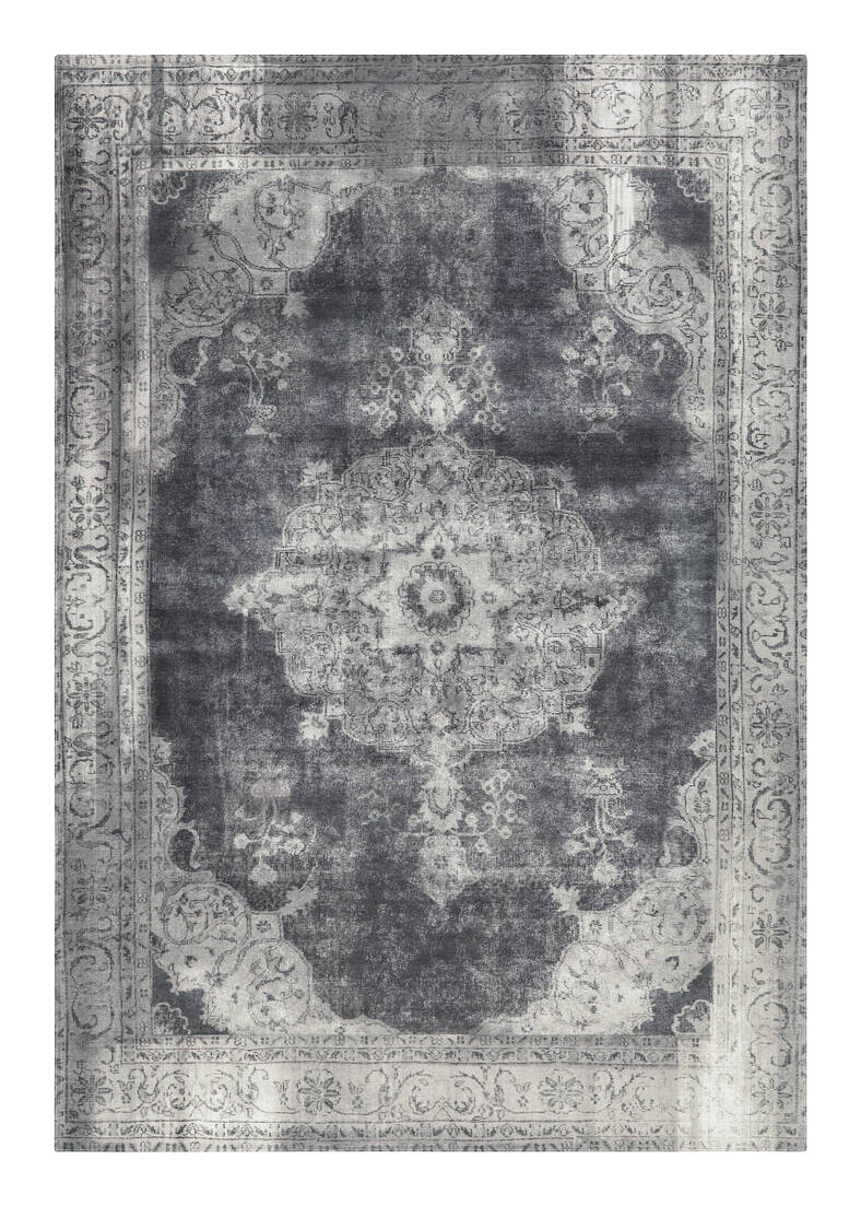 360Living Teppich Vintage grau B/L: ca. 140x200 cm