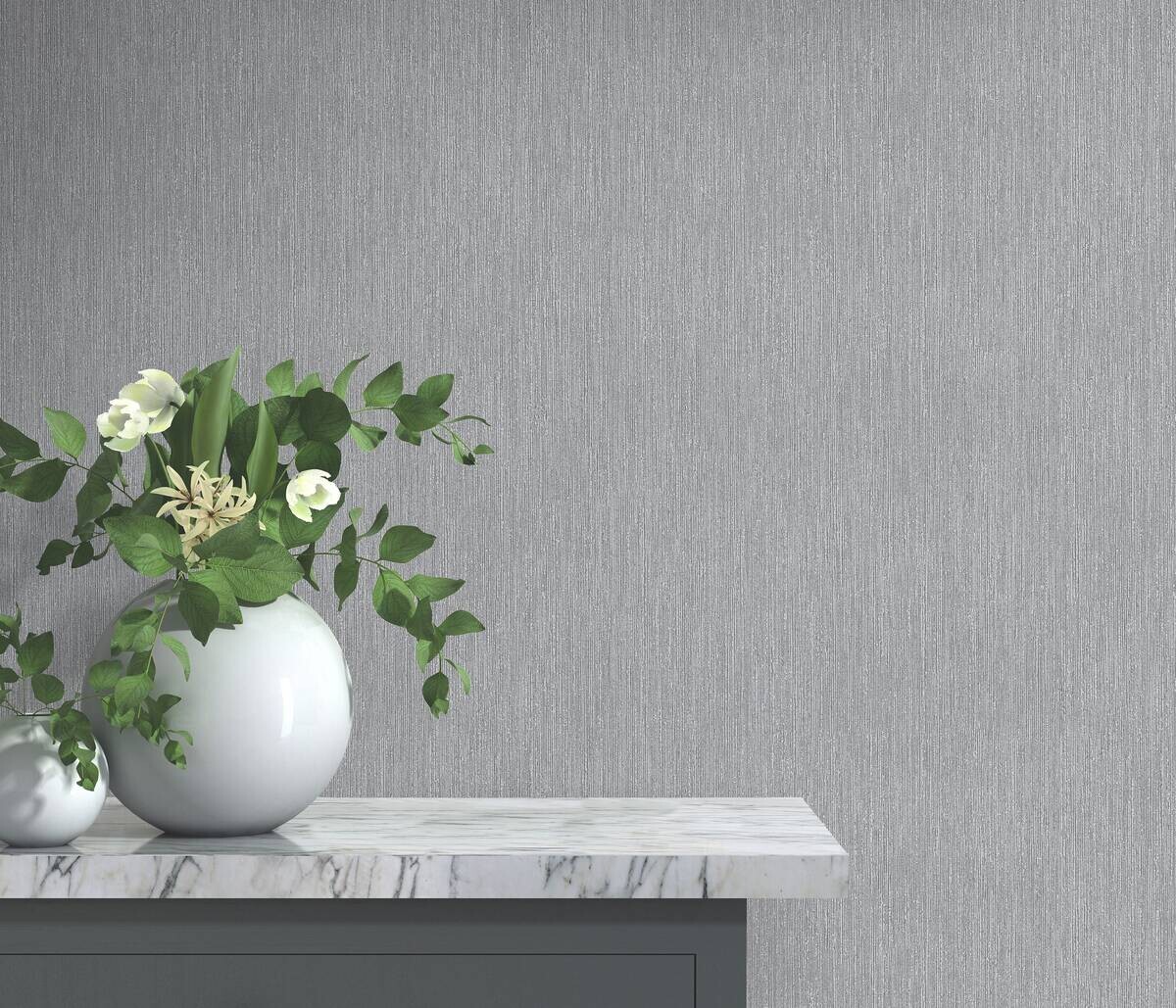 Erismann Vliestapete Struktur grau B/L: ca. 53x1005 cm