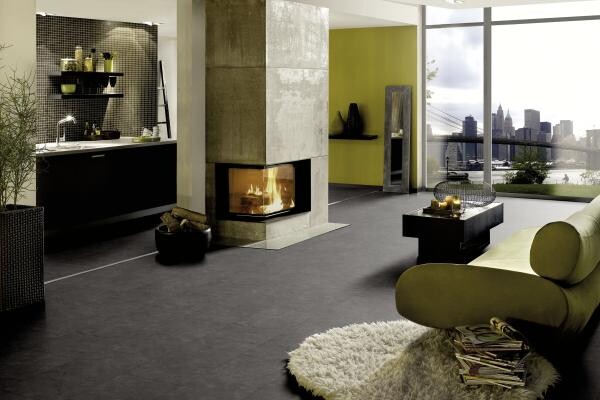 EGGER Laminatboden Fliese anth. ca. 2,5349 m² im Paket B/L: ca. 34x130,5 cm pro Paket