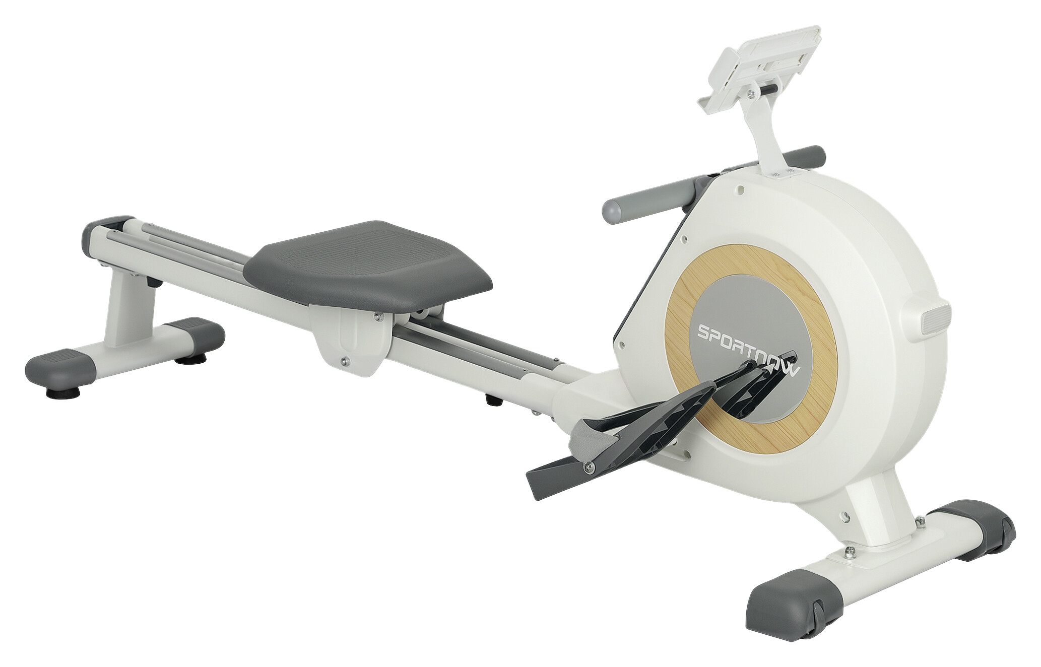 SPORTNOW Rudergerät weiß Kunststoff B/H/L: ca. 45x64x150 cm