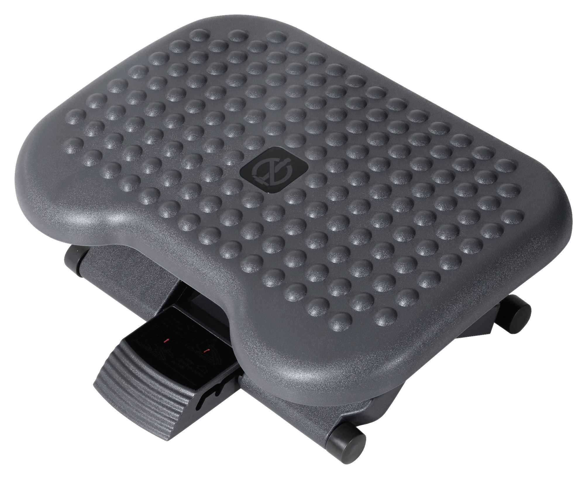 HOMCOM Fußstütze höhenverstellbar dunkelgrau