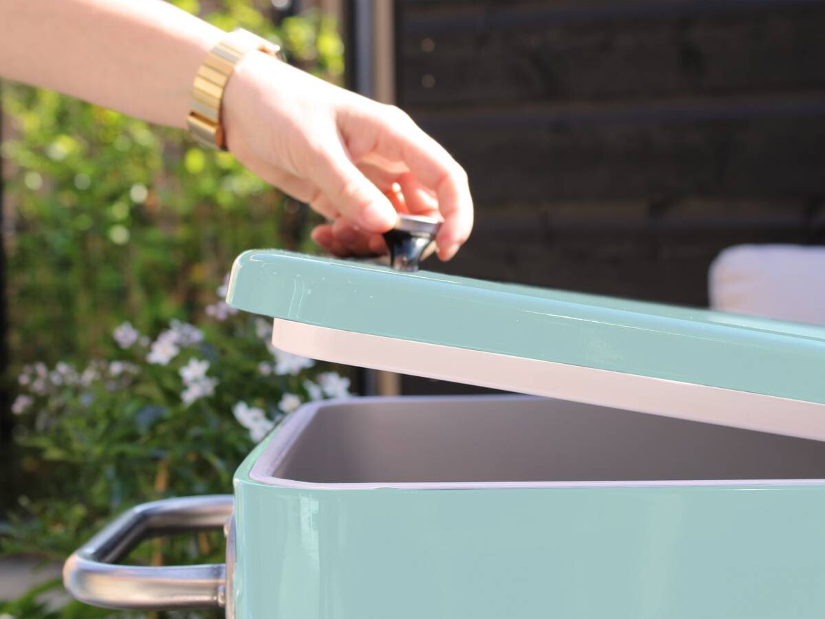 AXI Kühlwagen Retro mint Metall B/H/T: ca. 43x89x92 cm