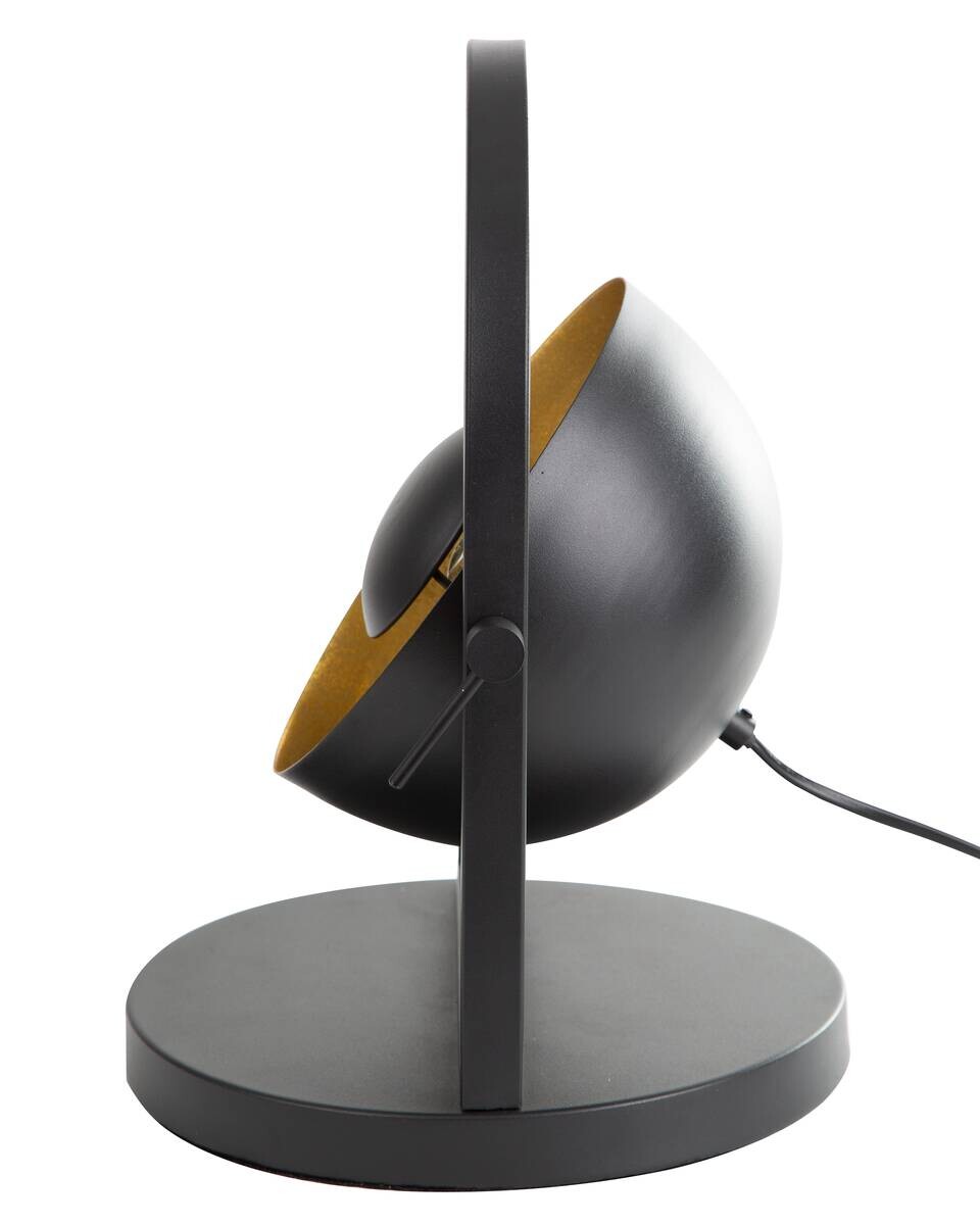 Nowa Tischleuchte 56150145 schwarz gold Metall B/H/T: ca. 25x35x25 cm E14 1 Brennstellen