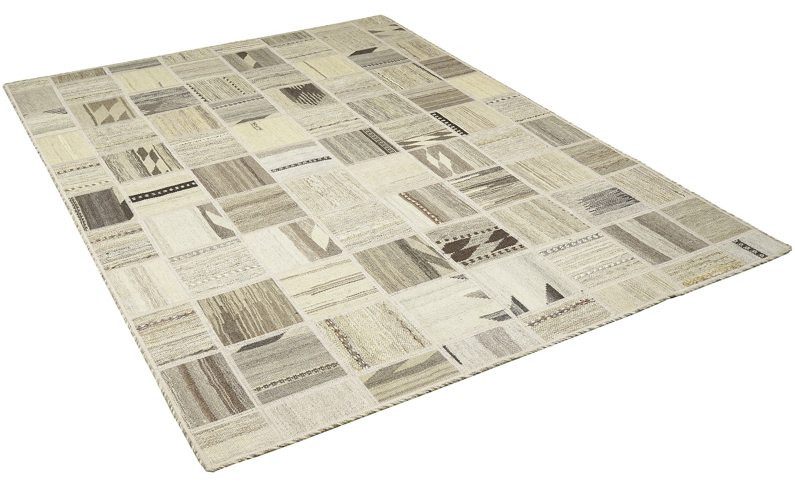 PersaTepp Teppich Kelim Tekkehdouz beige B/H/L: ca. 150x1x200 cm