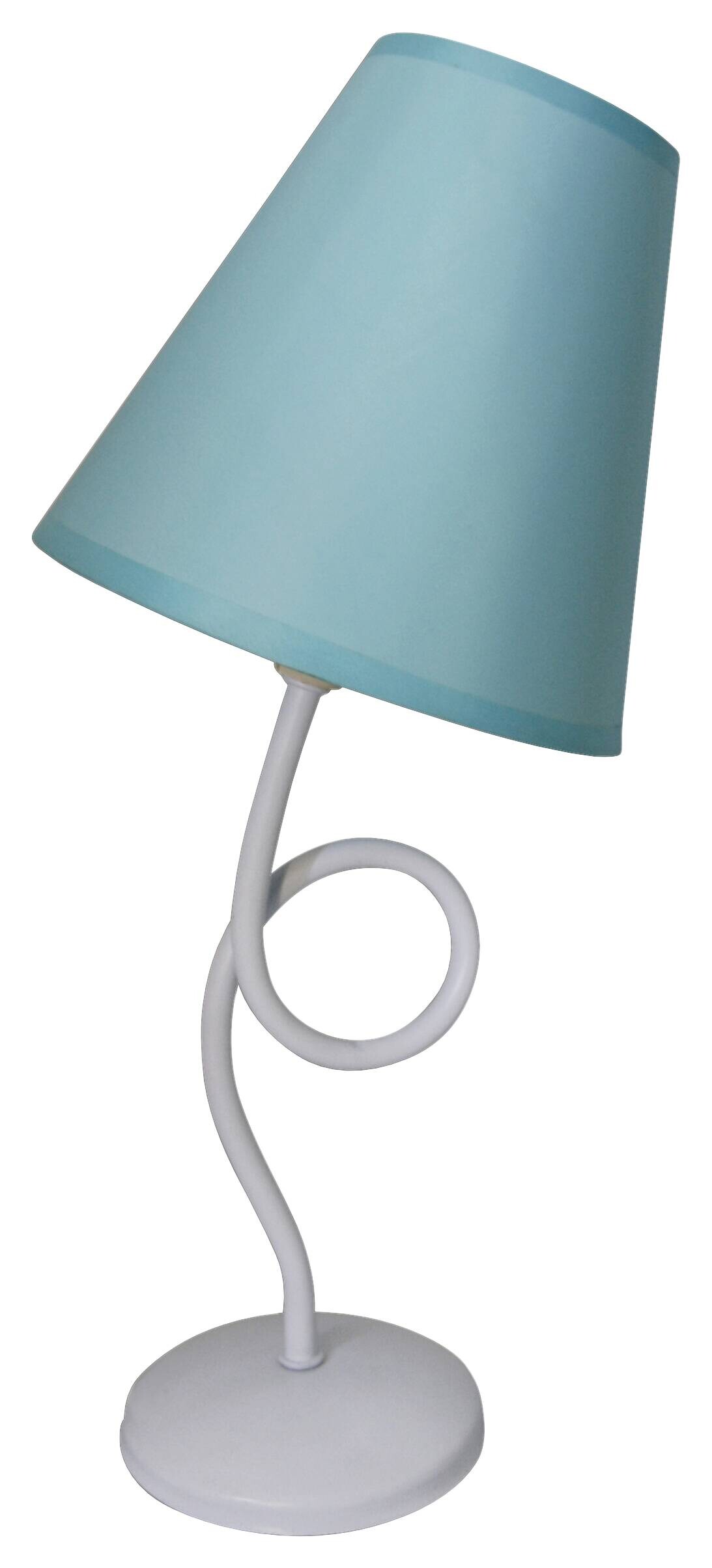 Näve Leuchten Tischleuchte 3116199 türkis Textil Metall B/H/T: ca. 17x31,5x17 cm E14 1 Brennstellen
