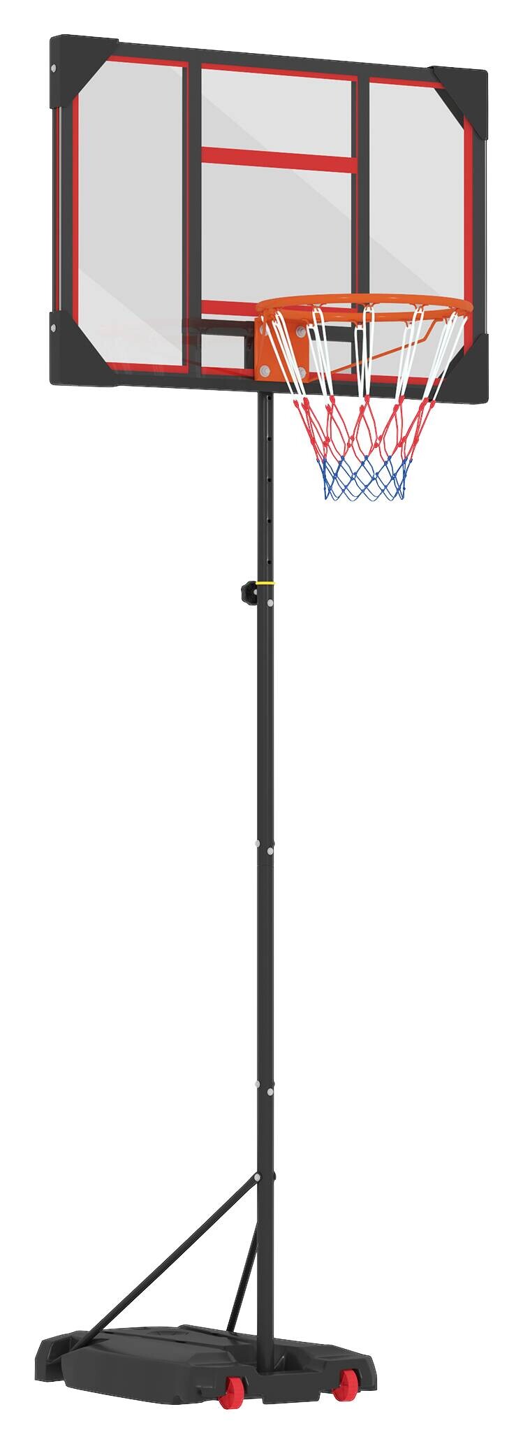AIYAPLAY Basketballkorb für Kinder rot B/H/L: ca. 53x306x82 cm