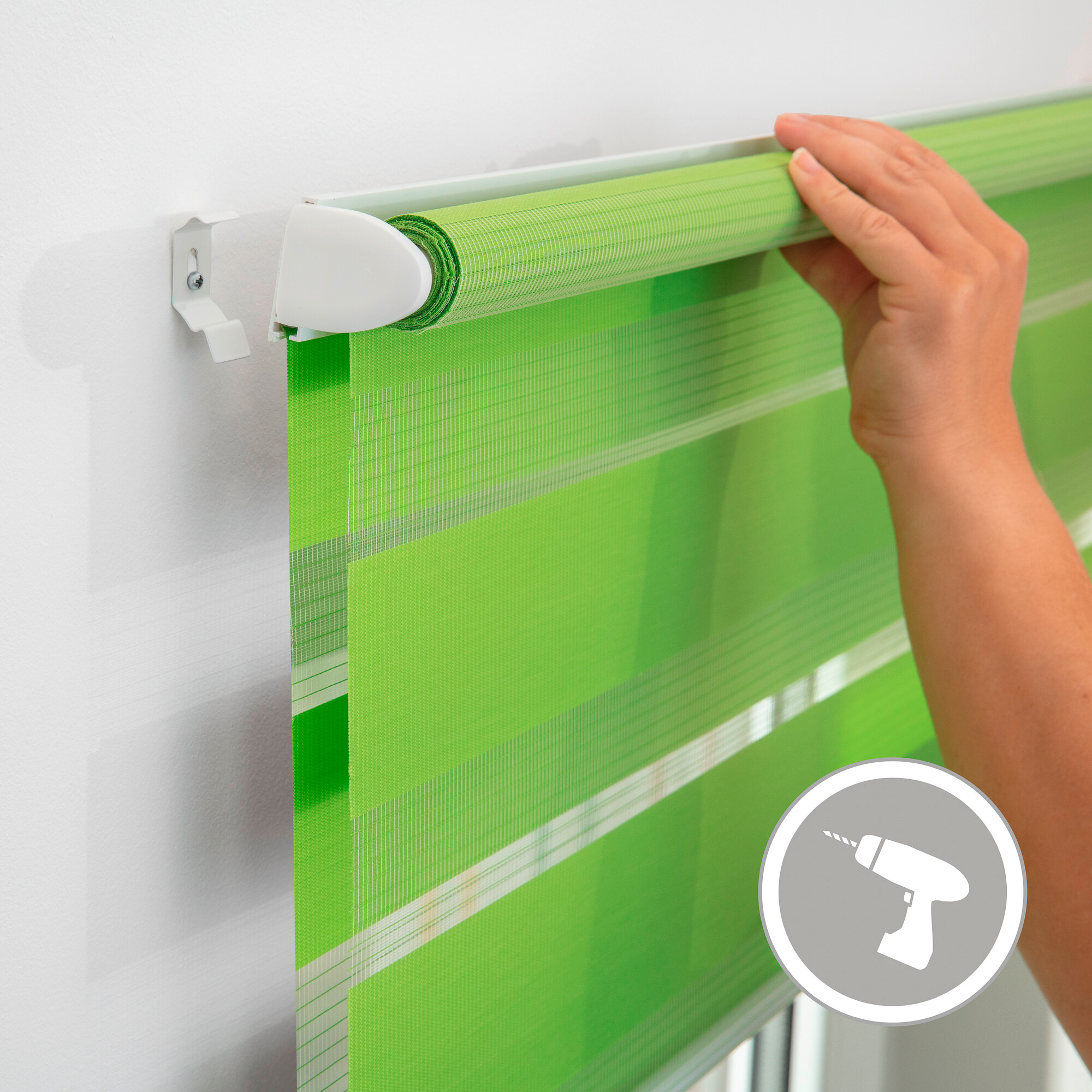 LICHTBLICK Doppelrollo Duo grün B/L: ca. 90x150 cm