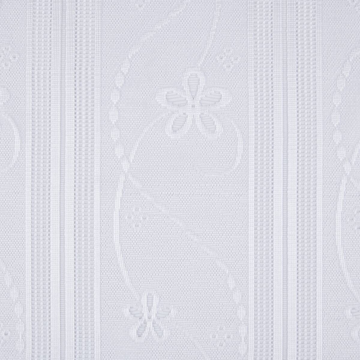 Scheibengardinen-Meterware weiß H: ca. 75 cm