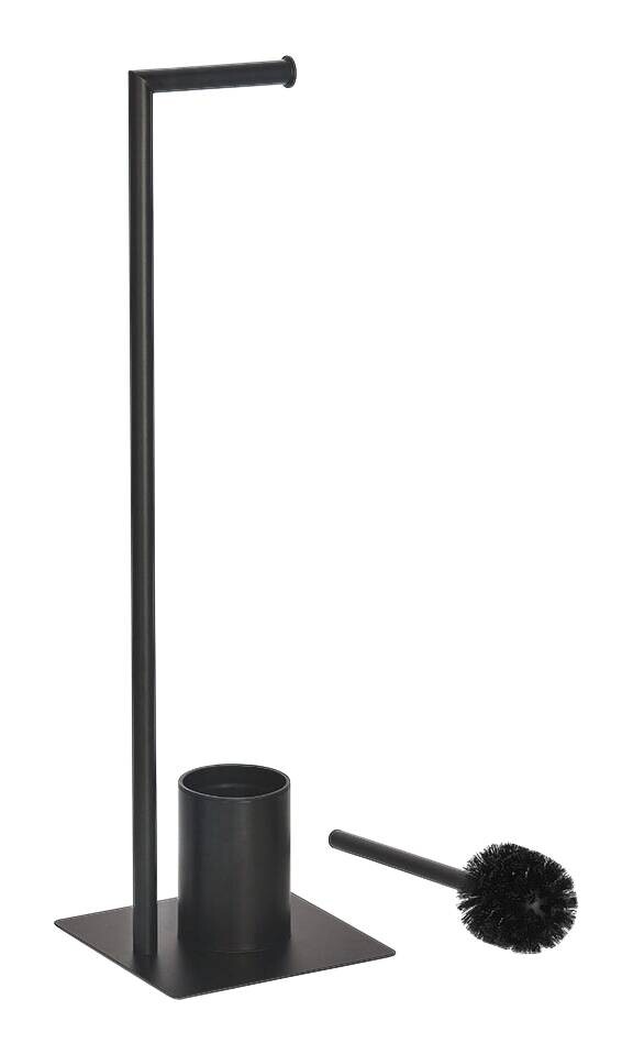 Zeller WC-Garnitur schwarz Eisen