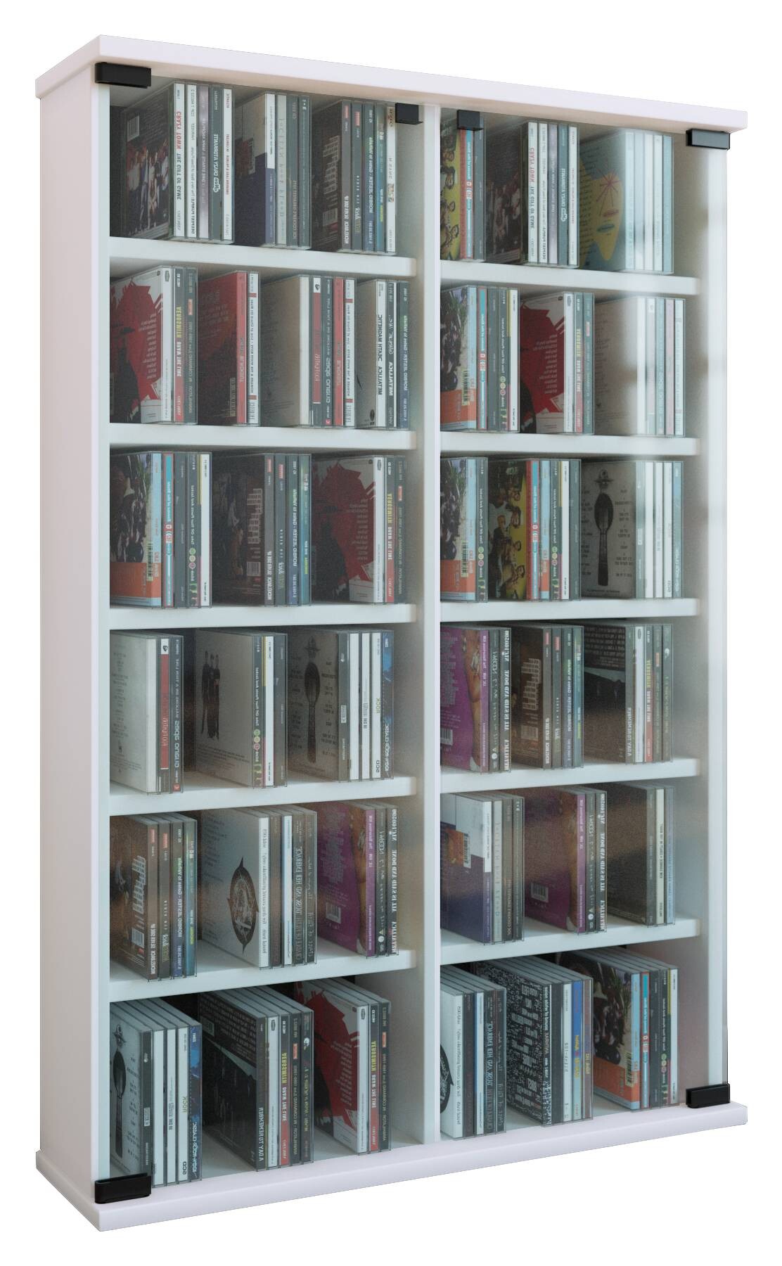 Regal Roma weiß Holzwerkstoff B/H/T: ca. 60x91,5x18 cm