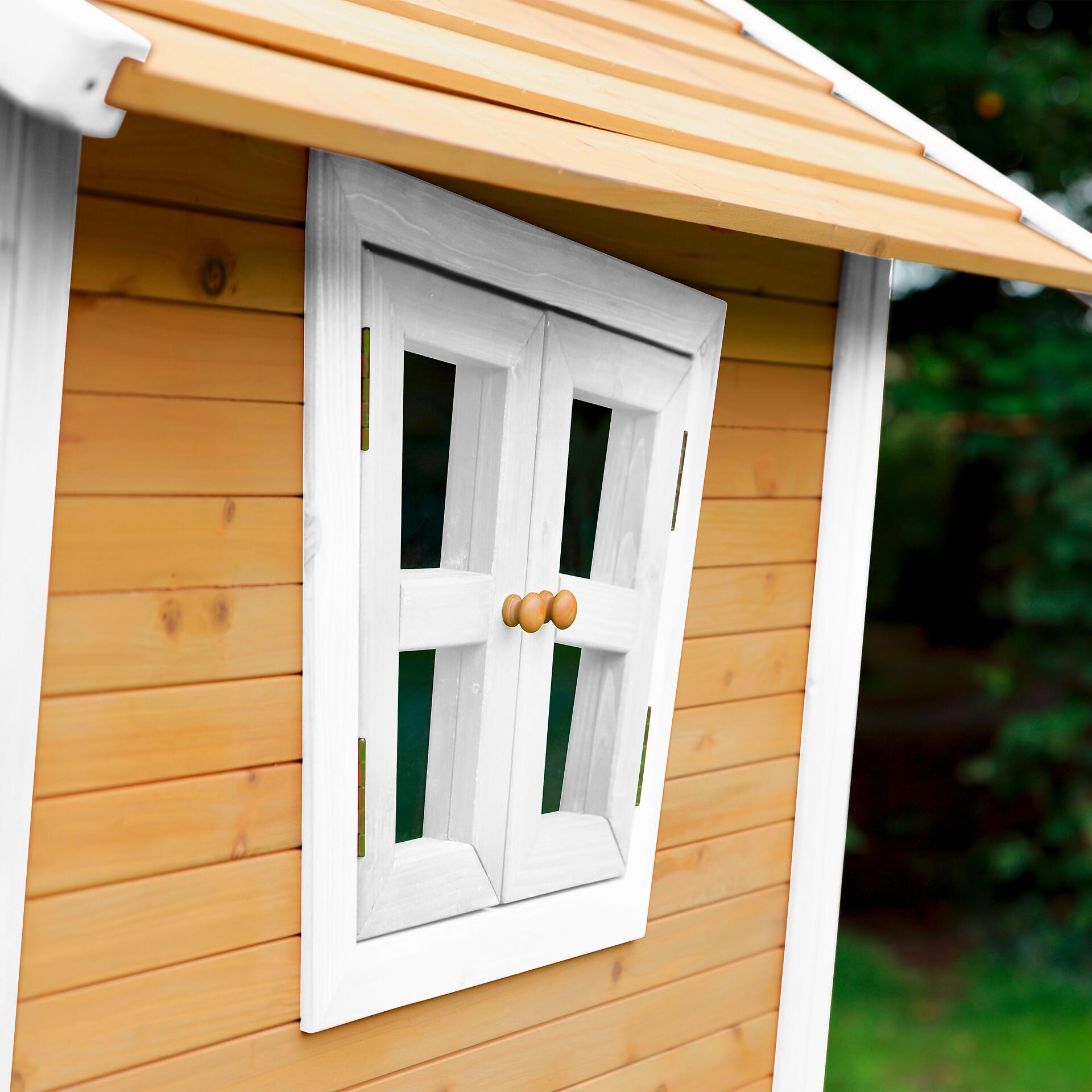 AXI Spielhaus Robin natur B/H/T: ca. 264x203x177 cm