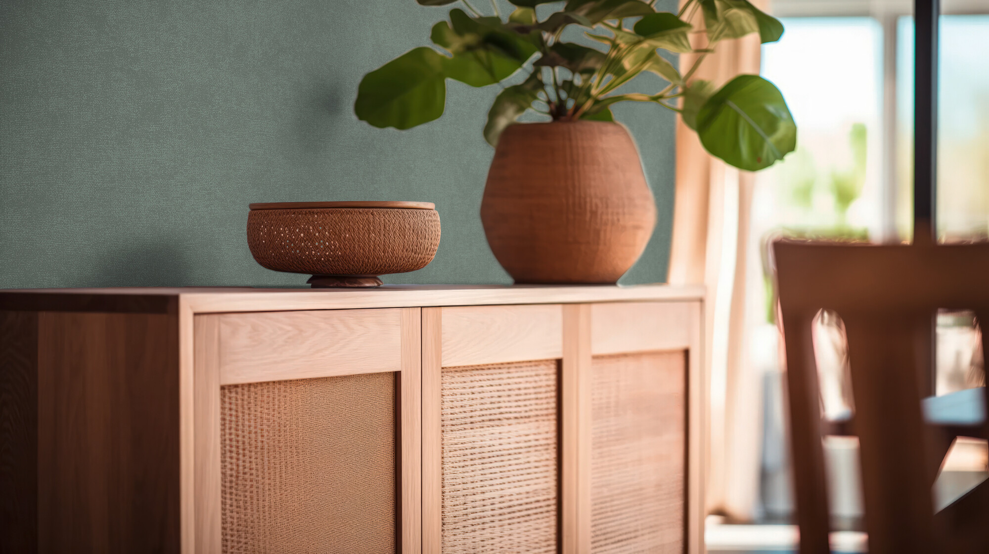 A.S.Creation Vliestapete grün B/H/D: ca. 53x1005x10,7 cm