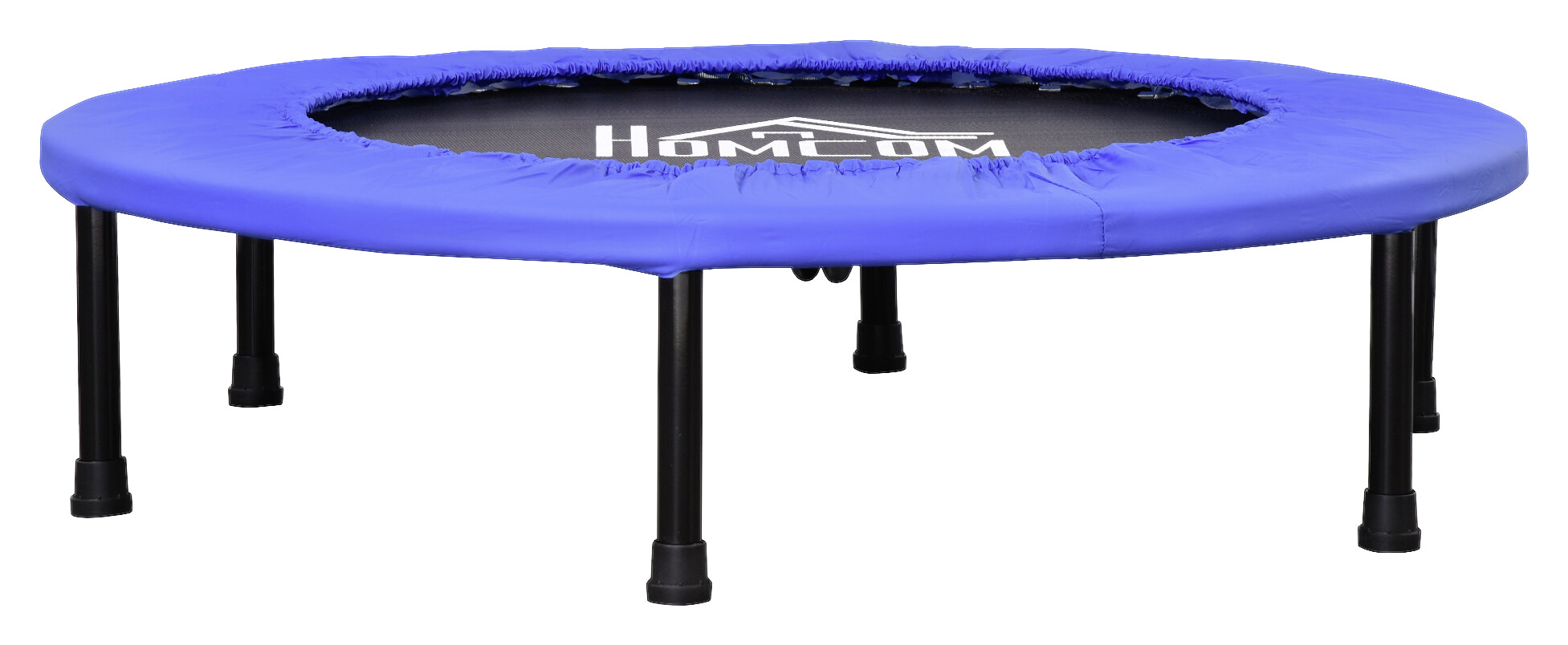 HOMCOM Fitness-Trampolin blau B/H/L: ca. 91x22,5x91 cm