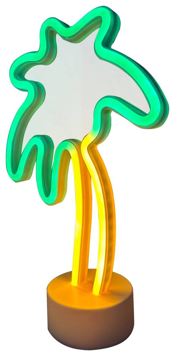 POCOline LED-Neon-Leuchte Palme B/H/L: ca. 18,5x8,5x29,5 cm
