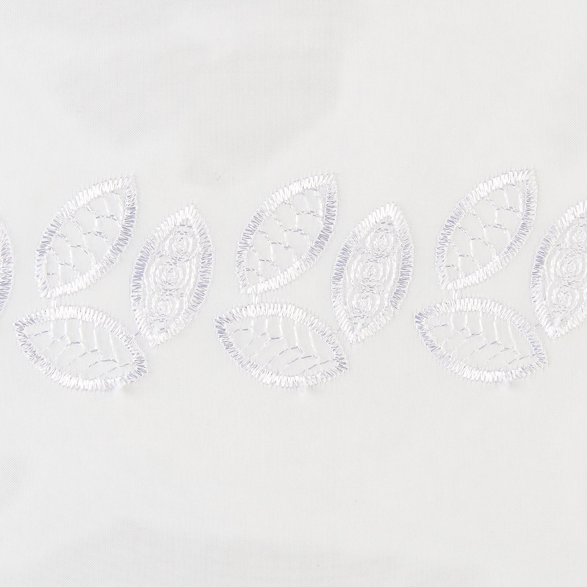 POCOline Scheibengardine Firly weiß B/L: ca. 140x110 cm