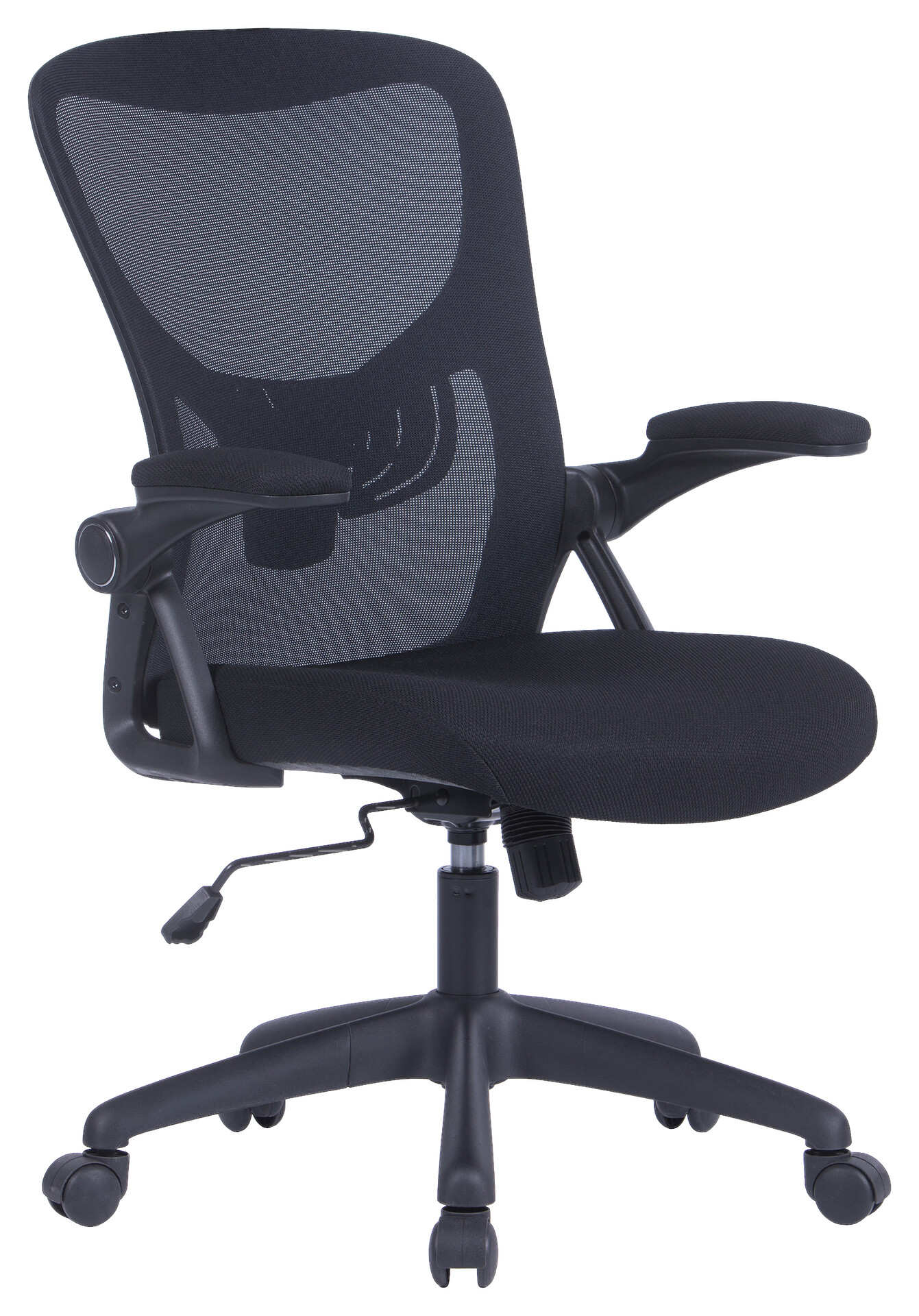 Chefsessel FLEX schwarz schwarz schwarz Webstoff Netzstoff Kunststoff