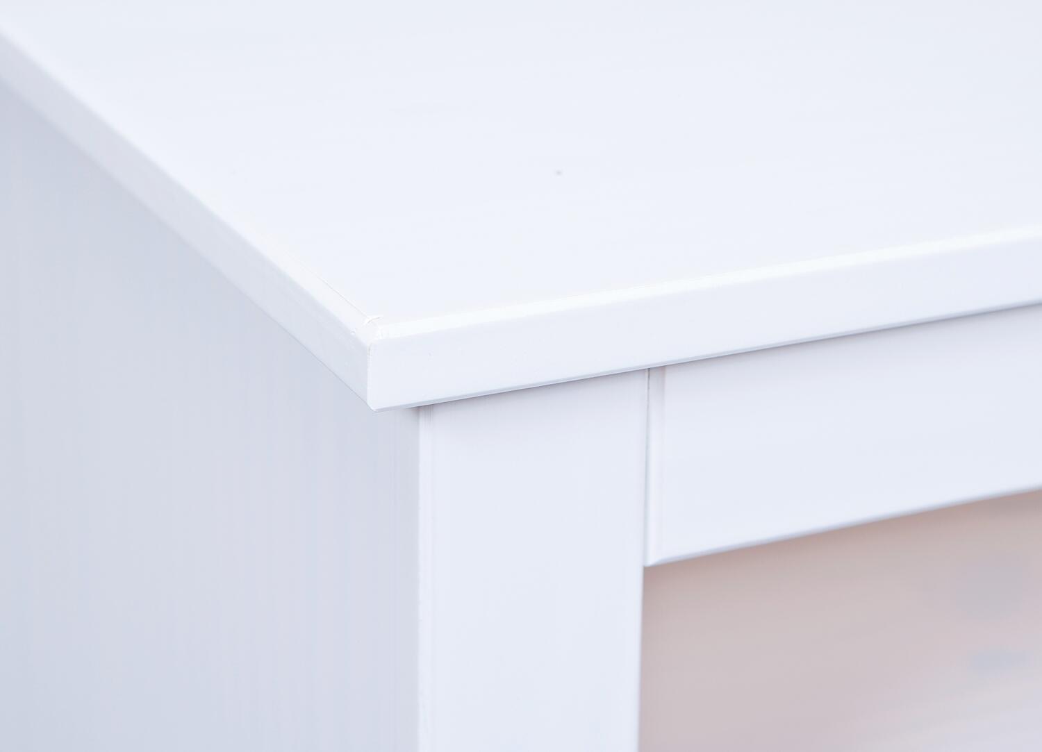 TV-Kommode Provence weiß lackiert B/H/T: ca. 118x45x39 cm