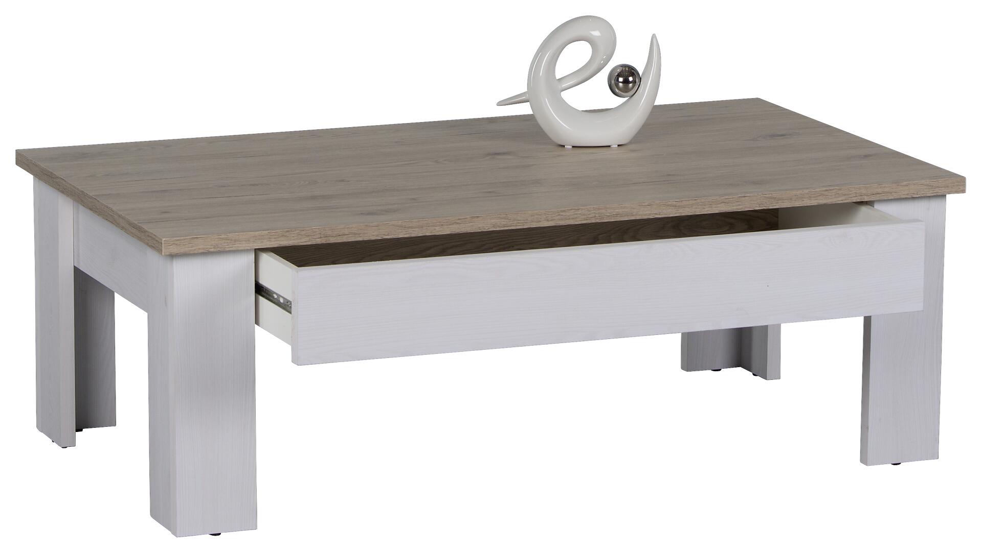 Couchtisch Romance Sibiu Lärche Nachbildung San-Remo Nachbildung B/H/T: ca. 115x40x65 cm