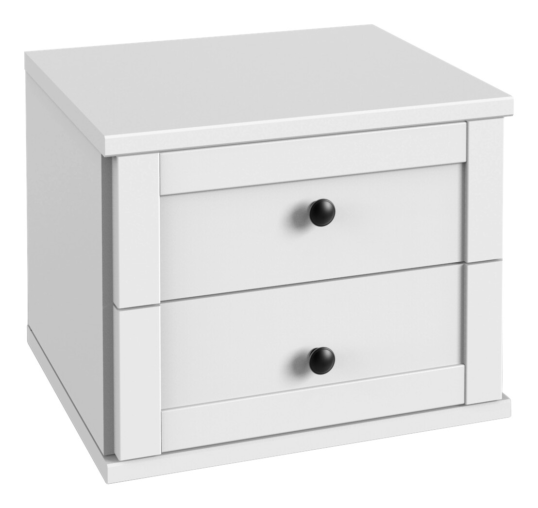 Nachtkonsole Filou Alpinweiß B/H/T: ca. 46x38x40 cm